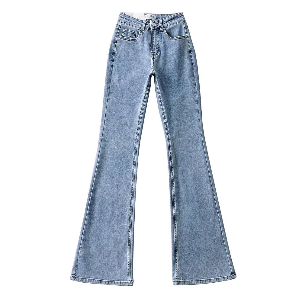 Women's Love Fart Pocket Flare Jeans