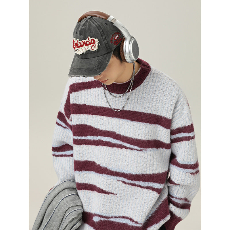 Men's Autumn And Winter New Japanese-style Retro Artificial Deer Plush Sweater