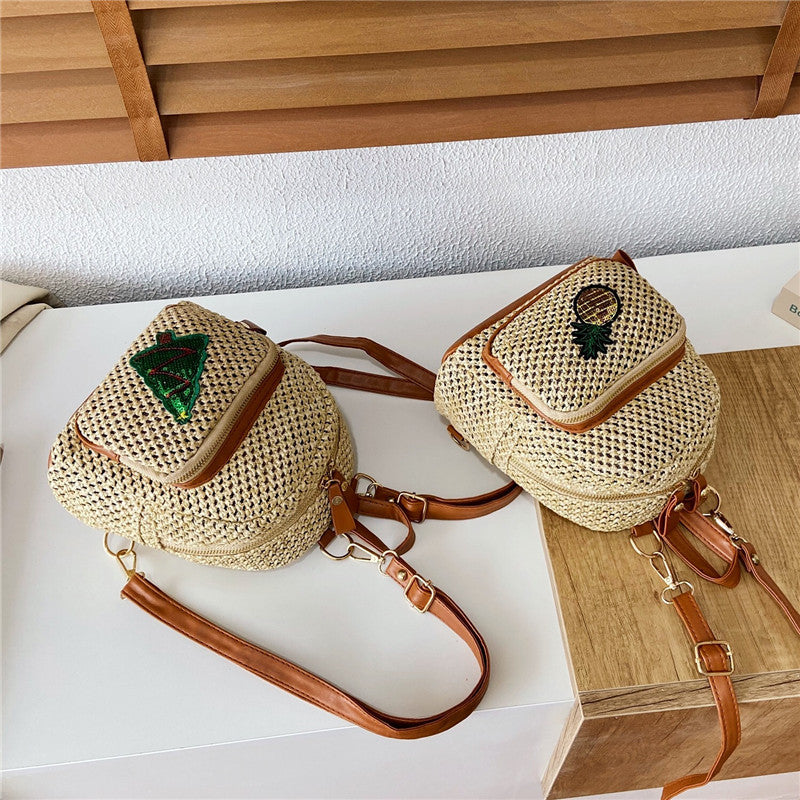 Variety Of Back Law Female Law System Simple Straw Bag