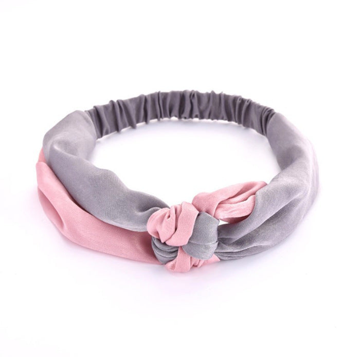Sweet MSN Women's Color Matching Cross Hair Band