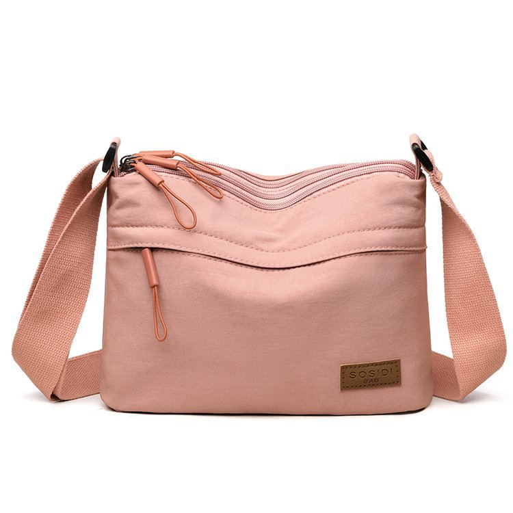 Women's Nylon Cloth Multi-functional Waterproof Shoulder Messenger Bag