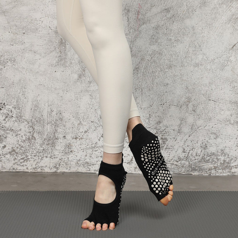 New Sports Yoga Split Finger Non-slip Five-finger Socks