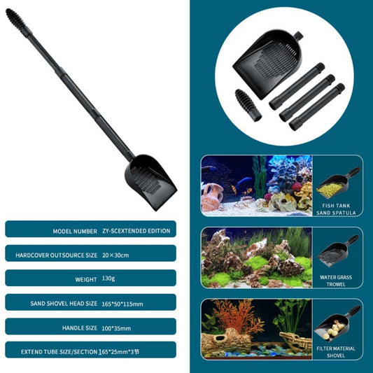 Fish Tank Multi-Purpose Sand Shovel Good Helper To Pets