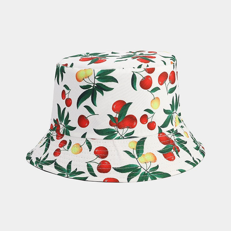 Fruit Pattern Bucket Hat Men And Women Outdoor Casual Sun Hat