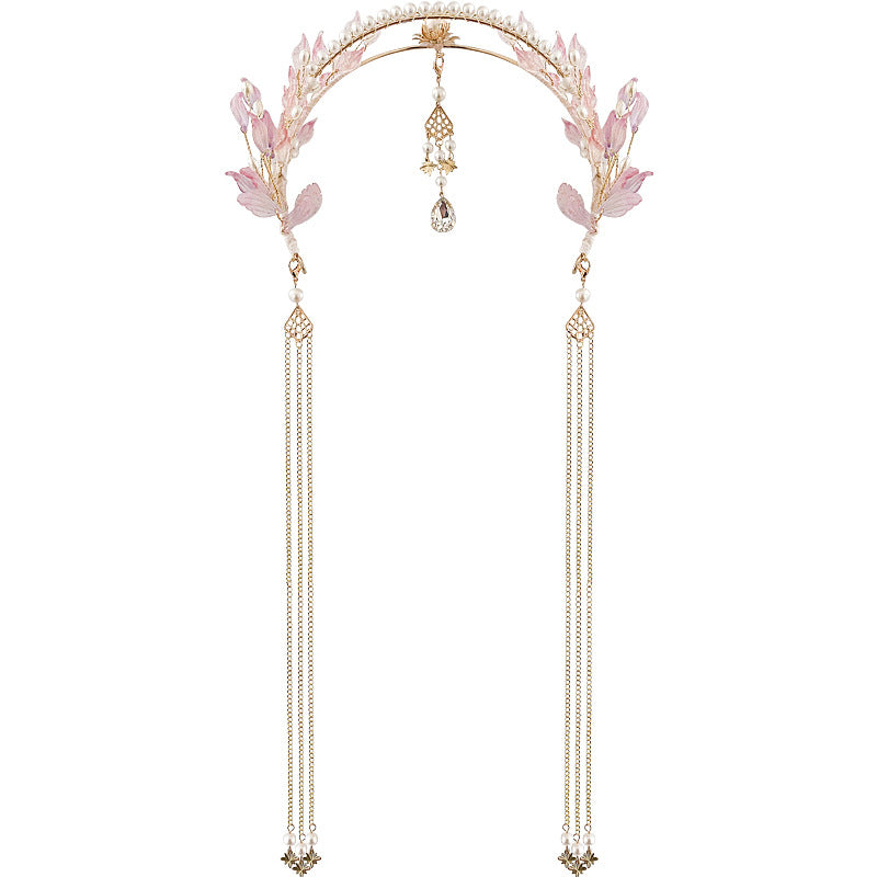 Children's Hanfu Headdress Girls Antique Forehead Hairband