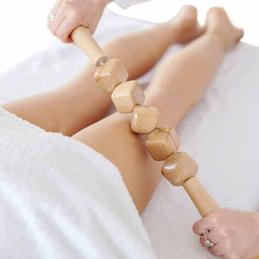 3 stk. træ anti-cellulite massagerulle til hånden
