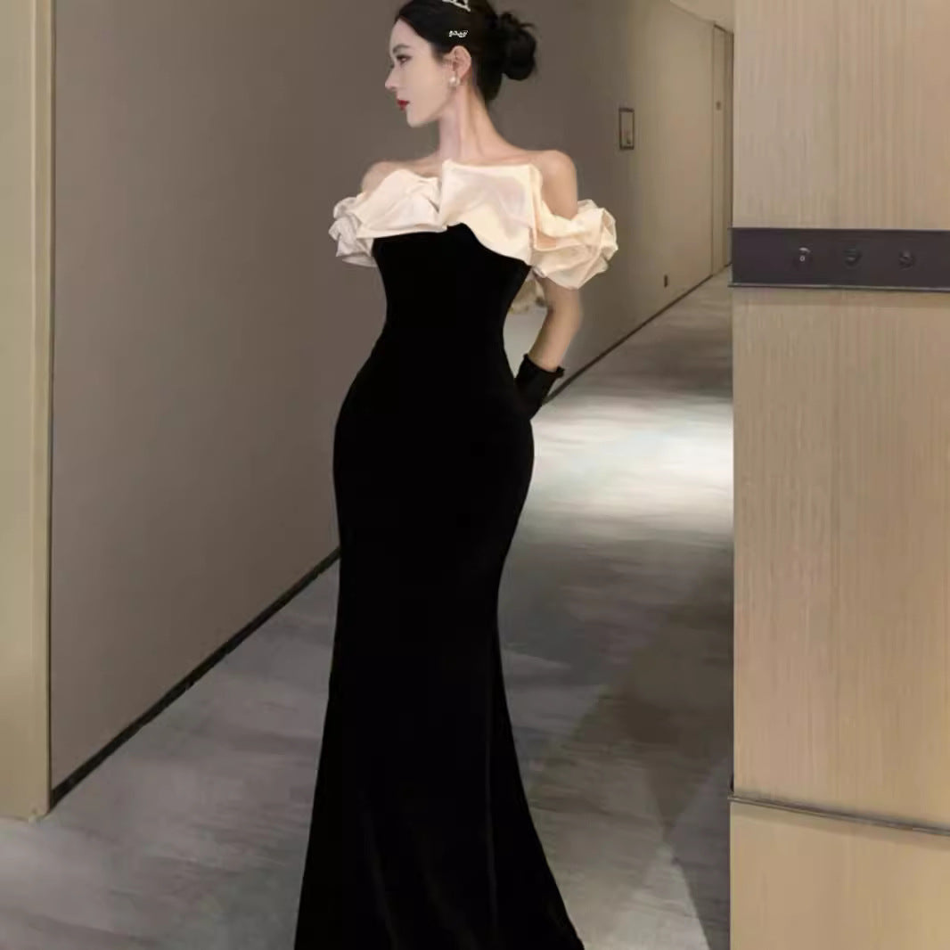 Long Mermaid Gown For Socialite Hosts