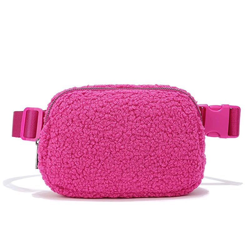 Winter Lambskin Crossbody Bag Outdoor Sports General Versatile