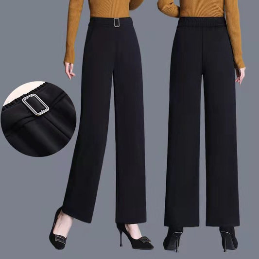 Women's New Elastic Wide Leg Pants