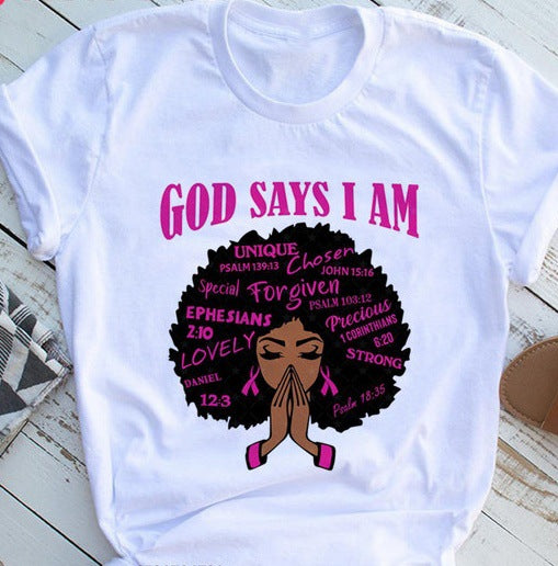 Fashion Print Girls Ins Fat Mm Bottoming Shirt
