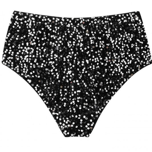 Street Style Sequin Slim Fit Slimming Versatile Shorts
