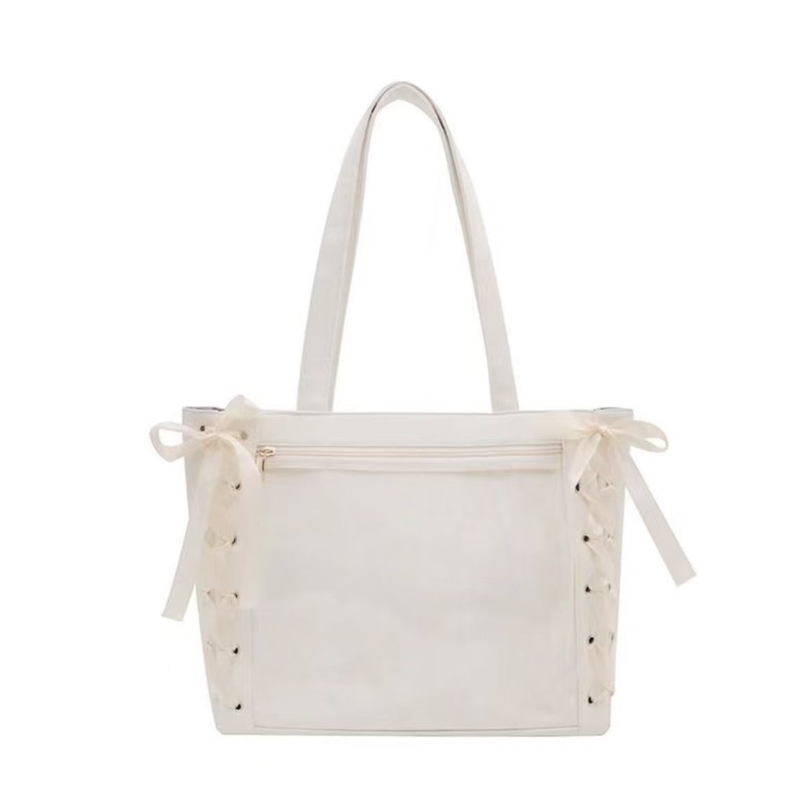 Secondary Transparent Large Capacity Tote Bag