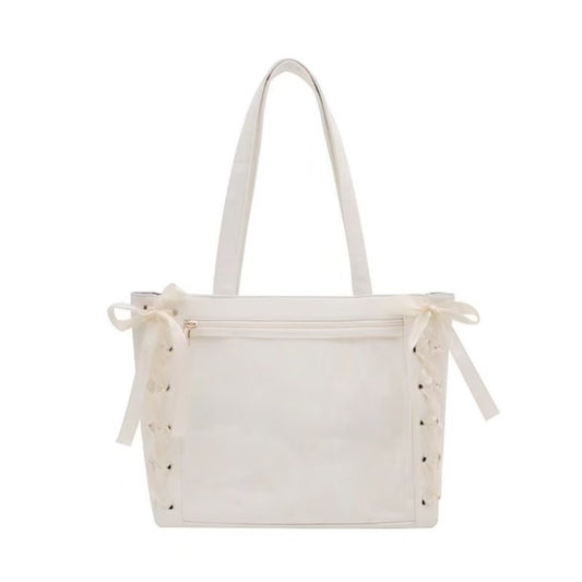 Secondary Transparent Large Capacity Tote Bag