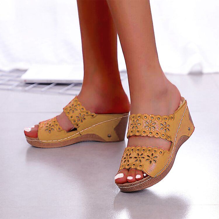 Slope Heel Summer Sandals And Slippers