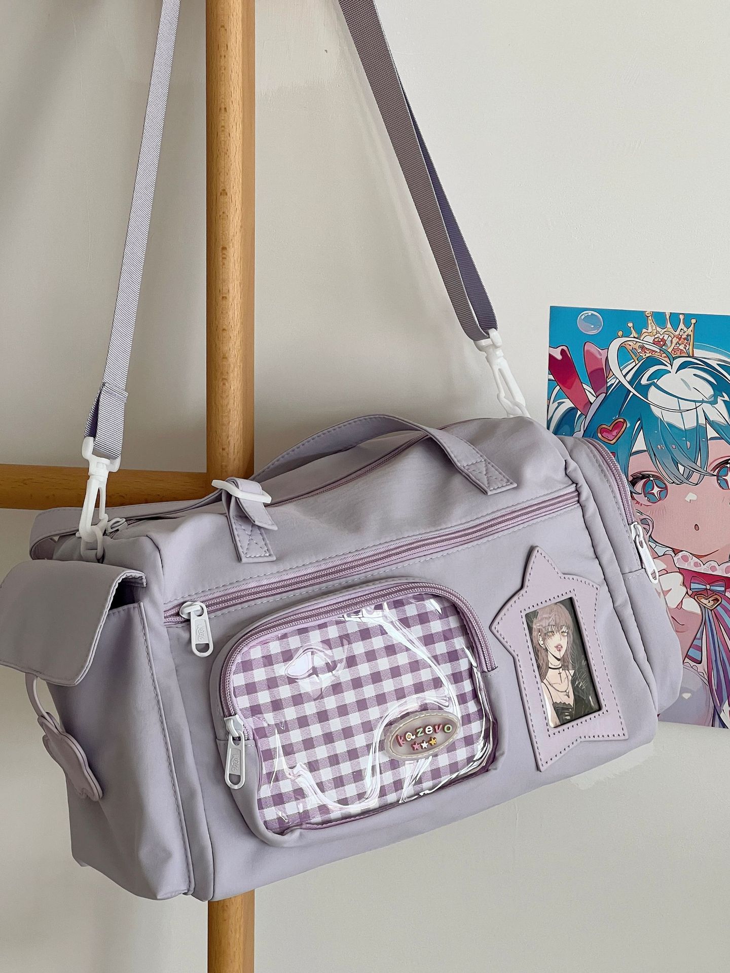 Casual Tote Large Capacity Women's Transparent Shoulder Messenger Bag