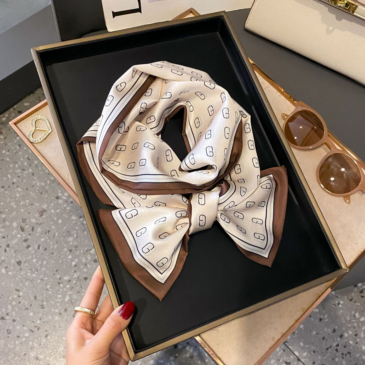 Fashion Silk High-grade Shawl Scarf