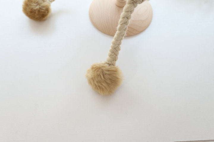 Women's Woolen Leifeng Hat Thickened Three Ball Knitted