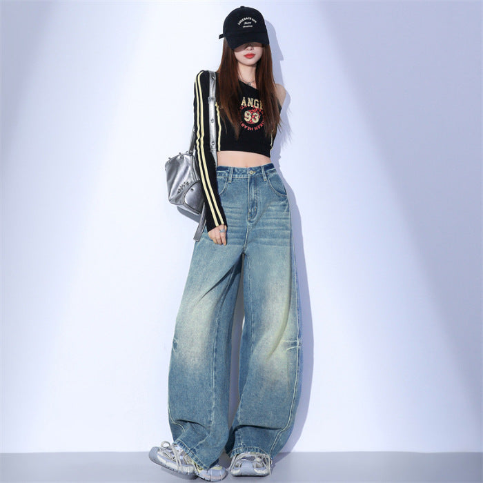 Svajreindustri Machate Alsidige Mode Vask Jeans
