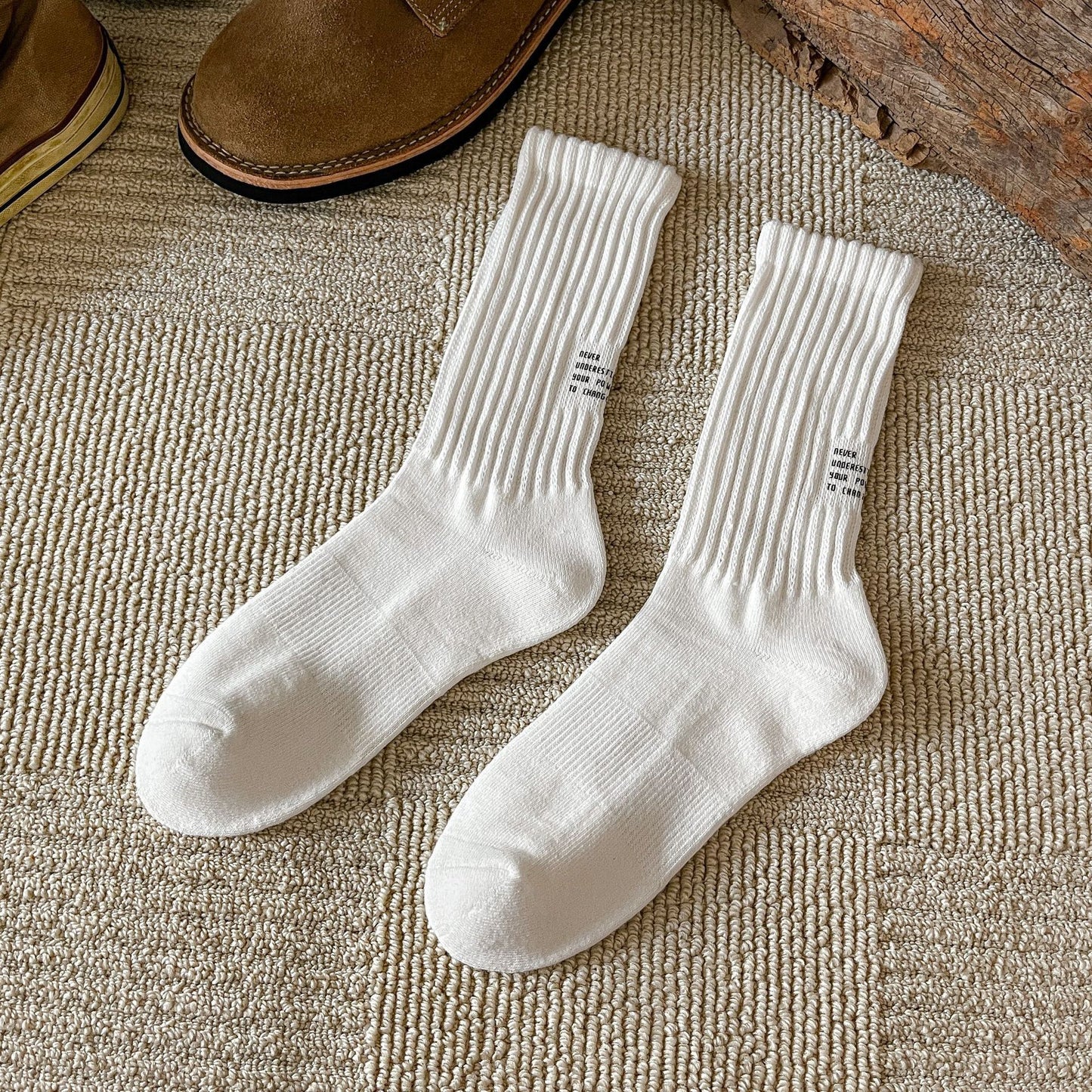 Towel Bottom Sports Sweat-absorbing Thickened Long Socks