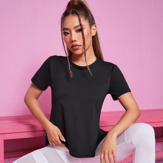 Loose Breathable Quick-drying Mesh Women's Short-sleeved T-shirt
