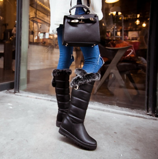 Women's Thick-soled Warm High-top Cotton Boots