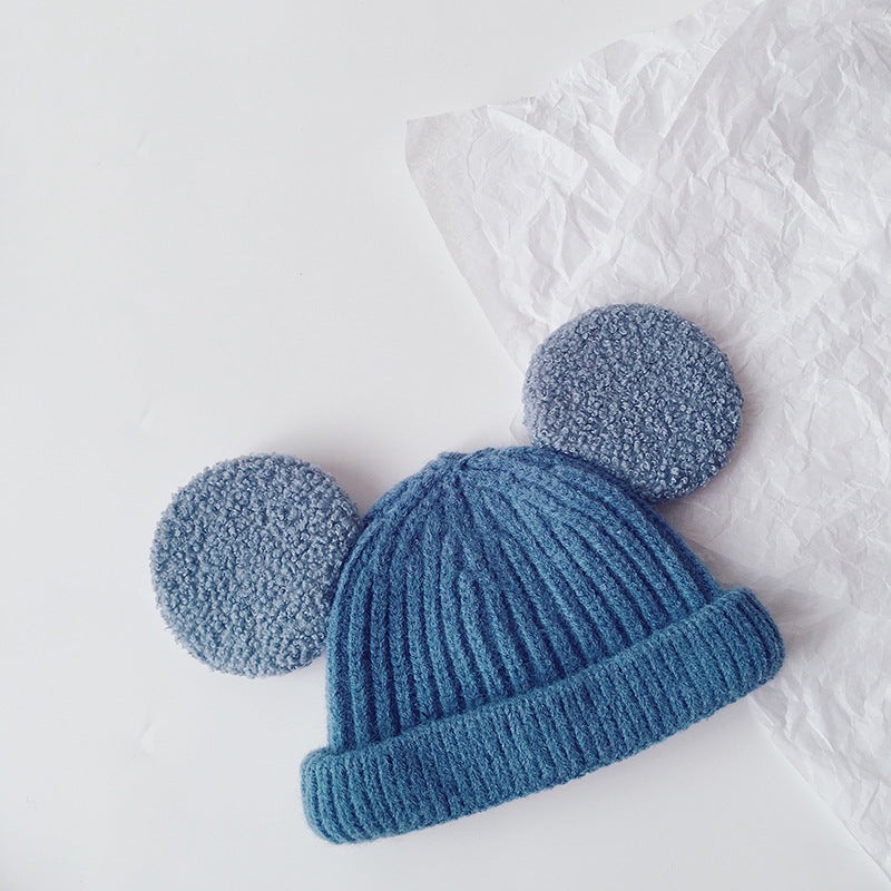 Cartoon Big Ears Children Woolen Cap