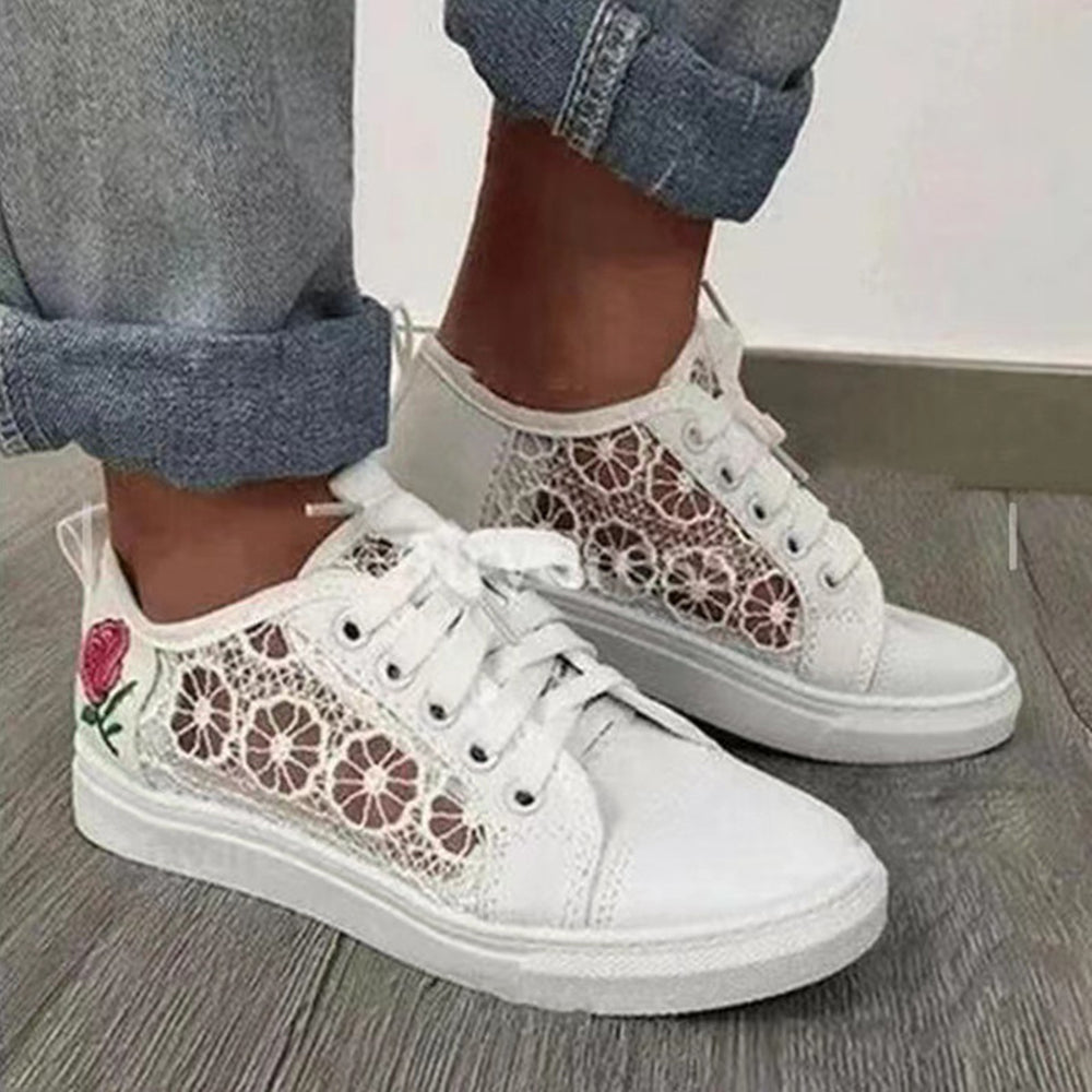Women's Flat Mesh Breathable Mesh Shoes