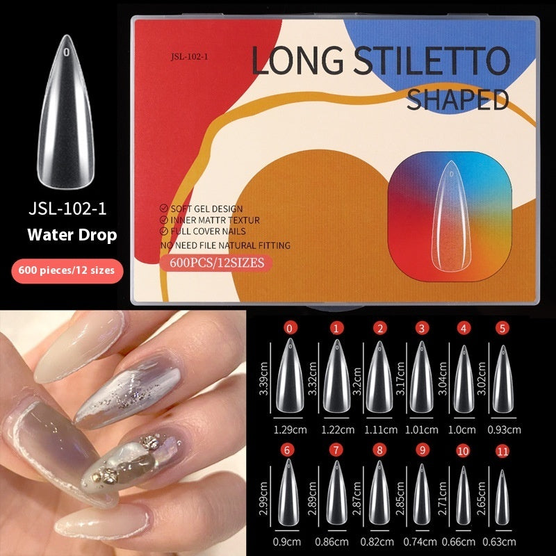 600pcs Nail Tip Glue Strong Lasting Extension