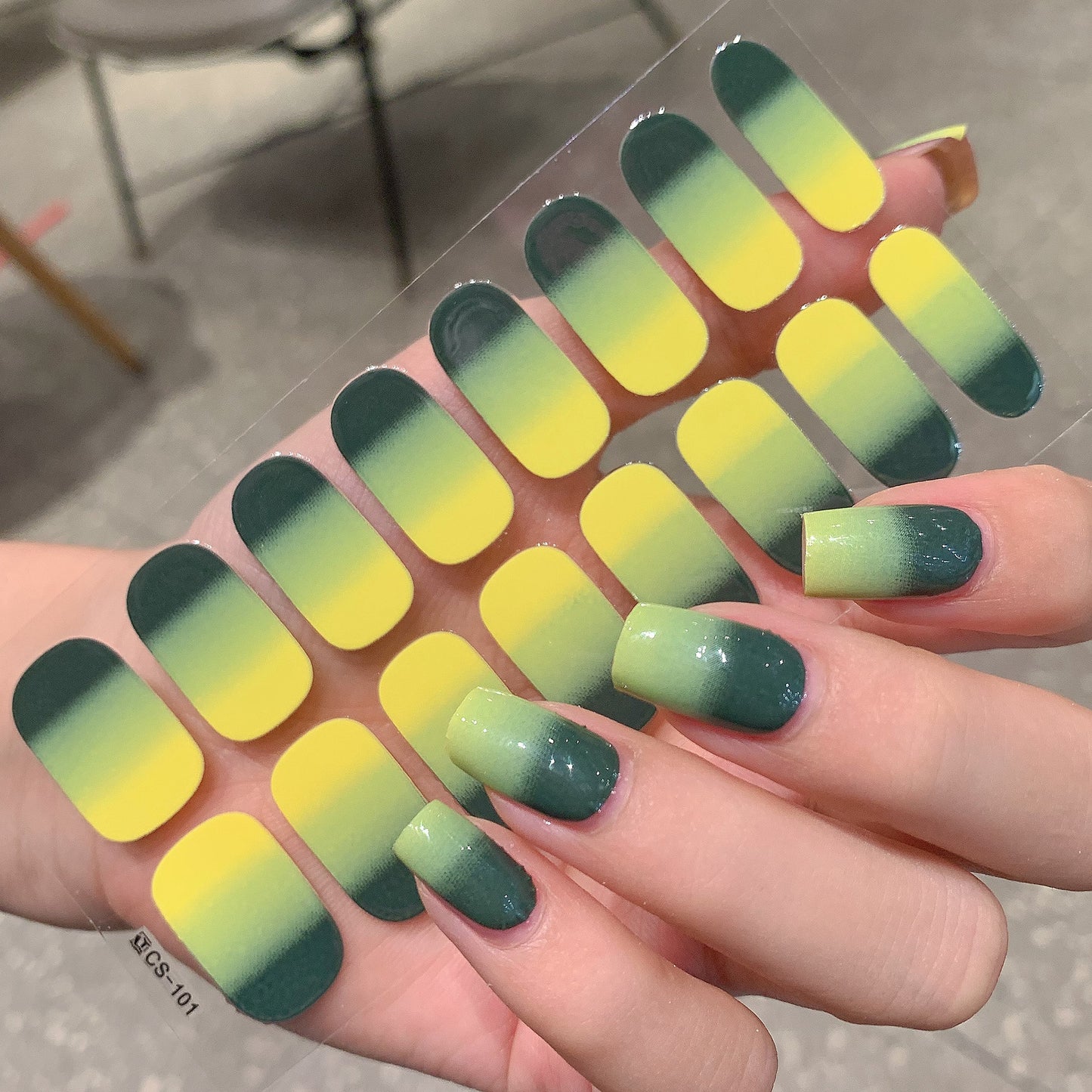 Gradient Color Nail Sticker Spring And Summer Comely Finger