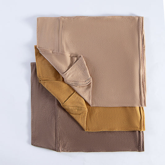 Womens Solid-Color Versatile Headscarf Hat