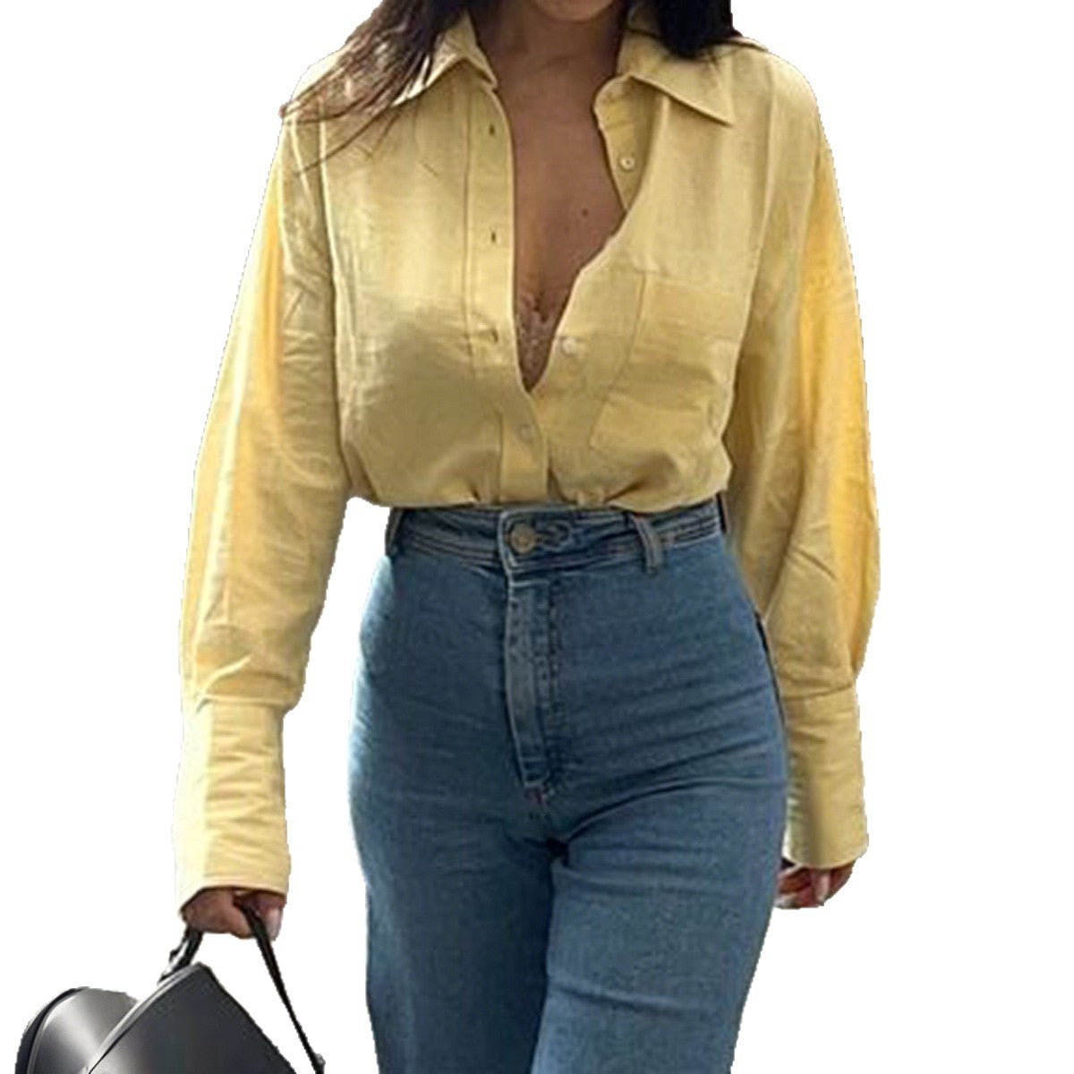 Long Sleeve Small Women's Shirt Casual Shirt