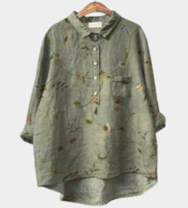 Women's New Amazon AliExpress Loose Printed Round Neck Casual Plus Size Women's Clothing