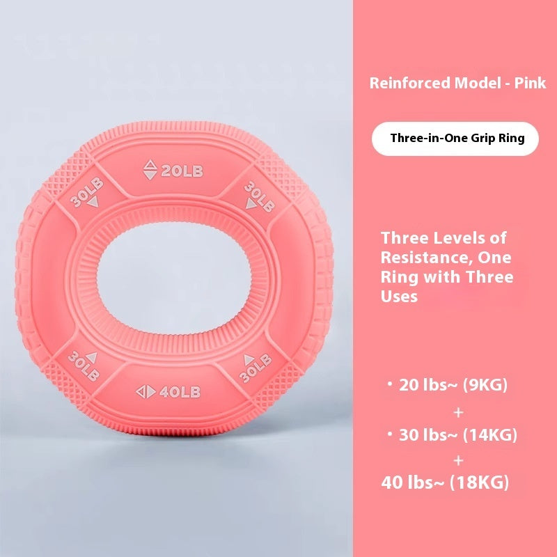 Silicone Grip Ring Decompression Decompression Building Up Arm Muscles Training Five Finger Strength Rehabilitation Grip Strength Exercise Hand Strength Equipment