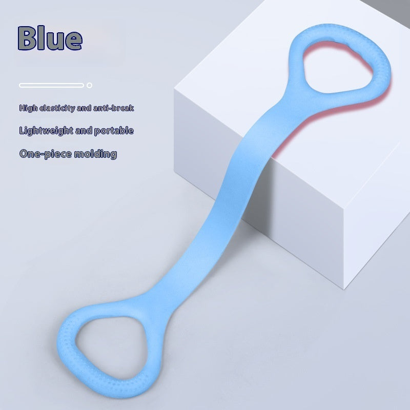 Yoga Tension Strap Home Stretch Open Shoulder Practice Back Silicone Bold Elastic String