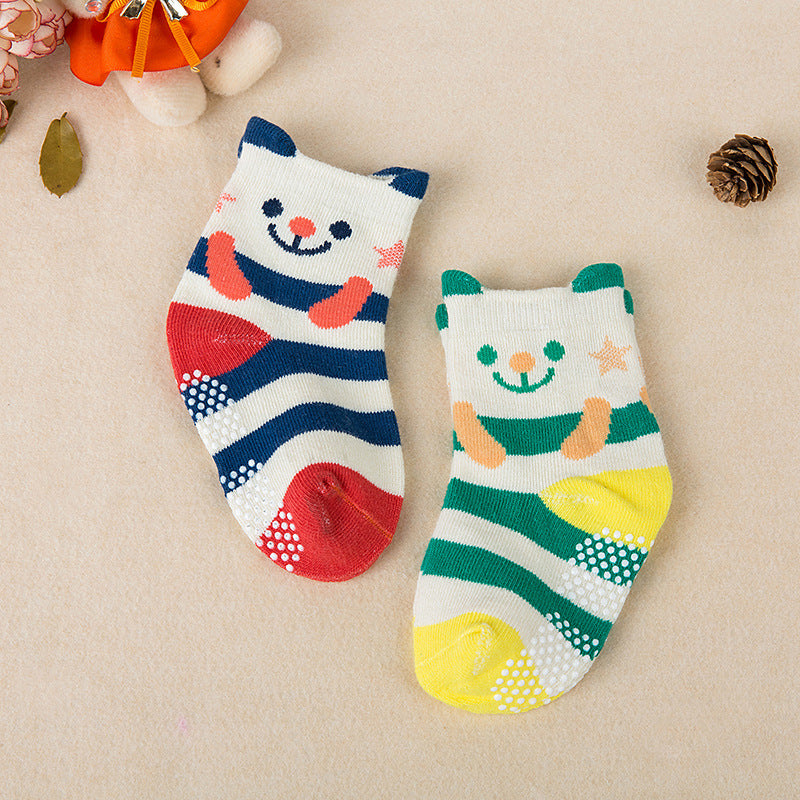 Korean Version Of 2 Pairs Of Stereo Ears Children Socks Cartoon