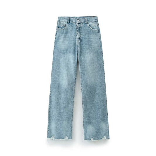 European And American Style French Style Design Fashion Casual Style All-match Casual Jeans