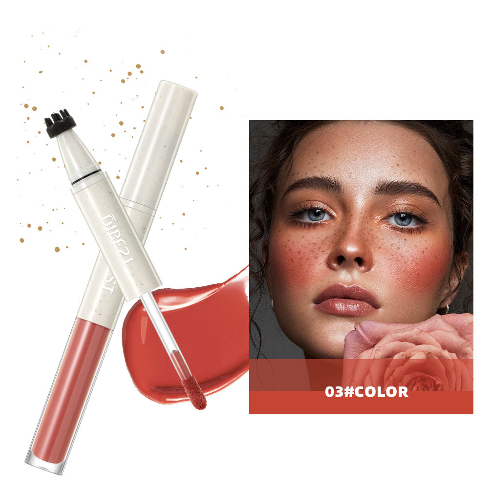 Double-headed Freckle Blush Women's Long-lasting Matte Natural