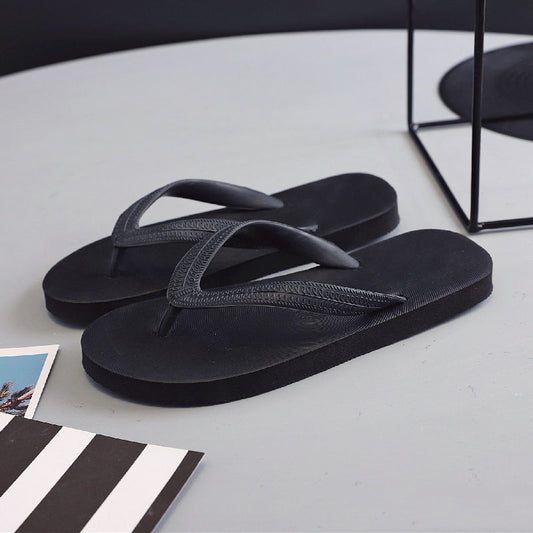 Flip-Flops Rubber Sole Wear-resistant Non-slip Deodorant Beach Flip-flops