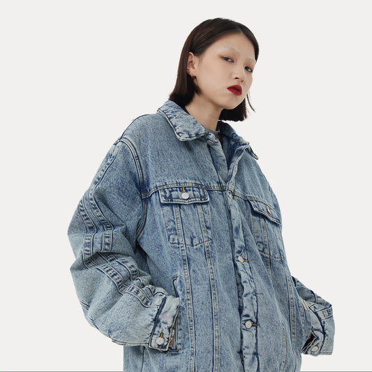Vintage Street Wash Dirty Padded Jacket