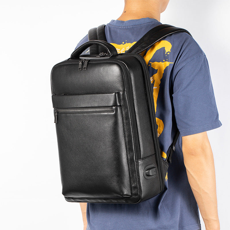Genuine Leather Men's New Backpack