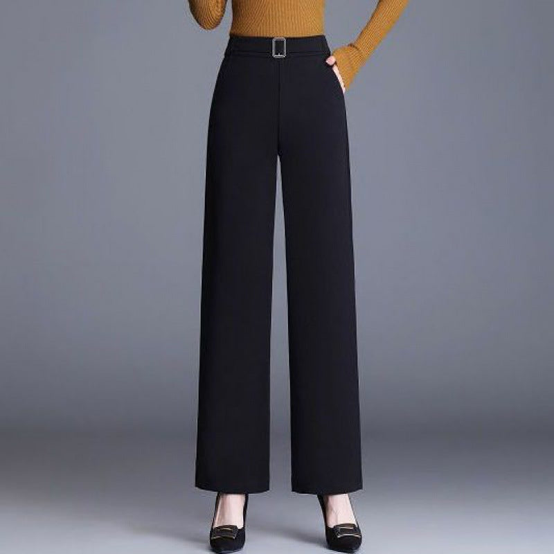 Women's New Elastic Wide Leg Pants