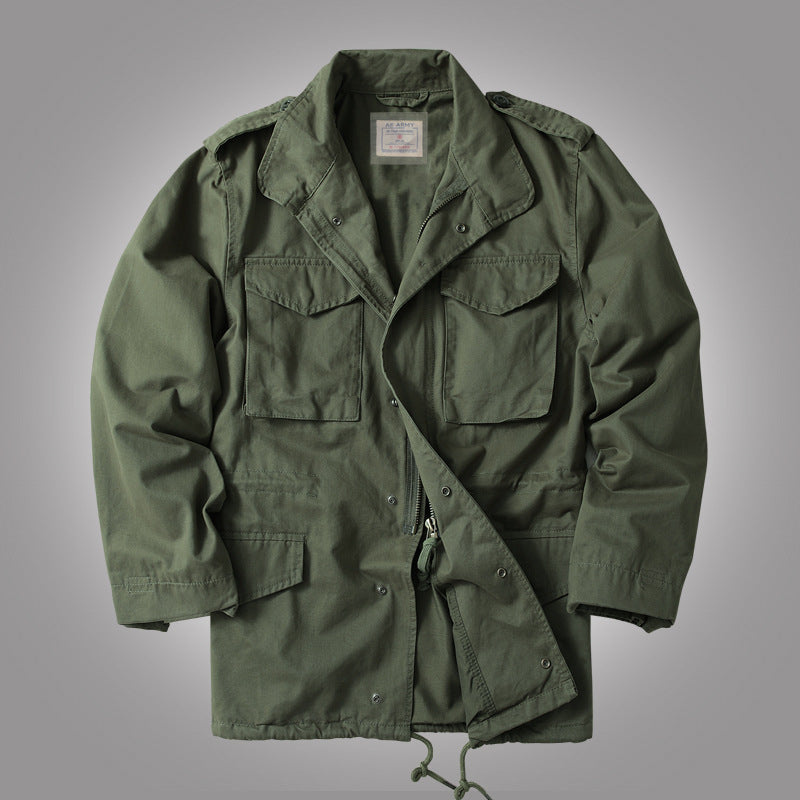 American Retro Workwear Jacket For Men