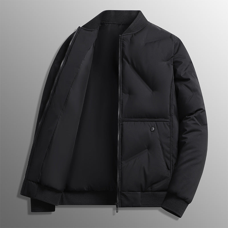 Couple's Cotton-padded Clothes Fashion Trend Loose Thickening Keep Warm Stand-up Collar Cotton-padded Clothes