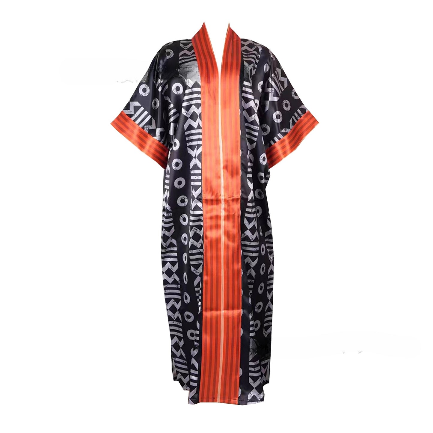 Stylish V-neck Patchwork Color-Block Elegant Dress