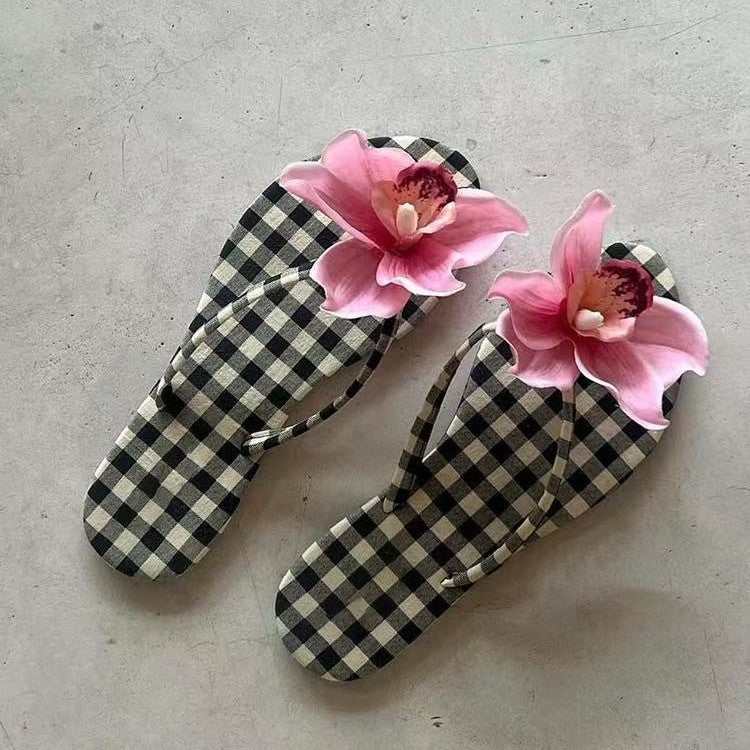 Bohemian Vacation Style Bowknot Shoes Sweet Temperament Shoe Ornament