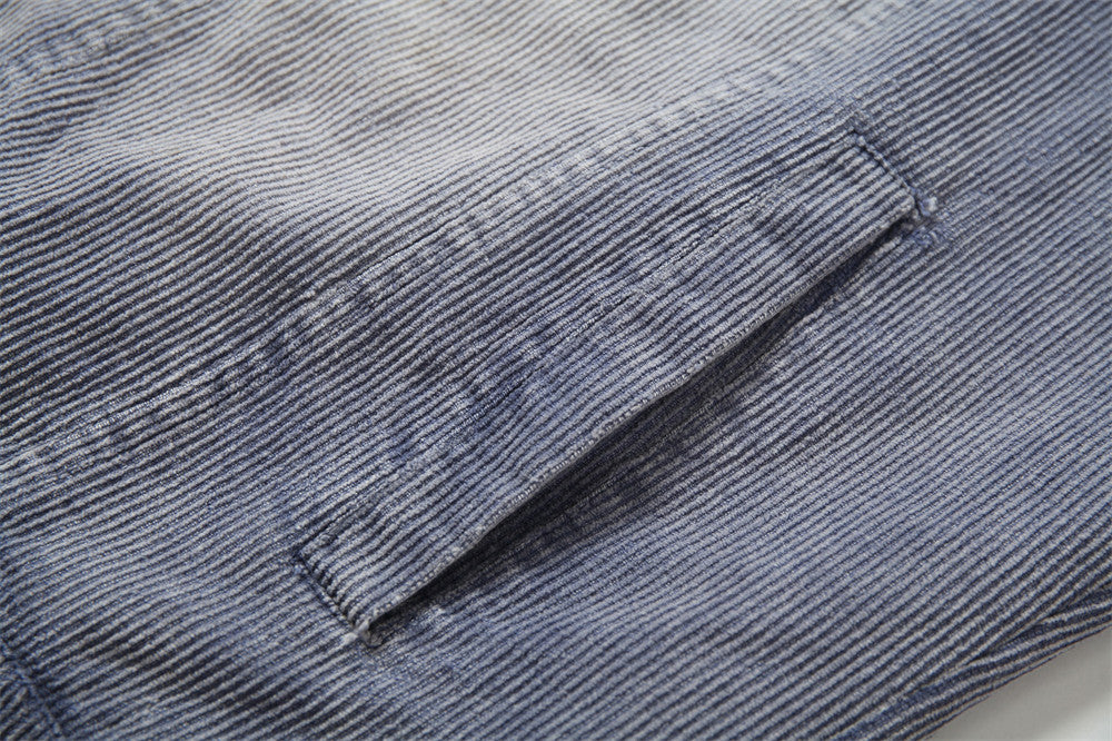 Punk Distressed Niche Corduroy Jacket Jacket