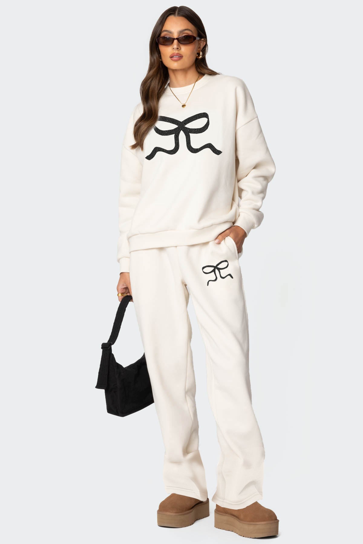 European And American Round Neck Long Sleeve Loose Thick Sweaters Women's Clothing