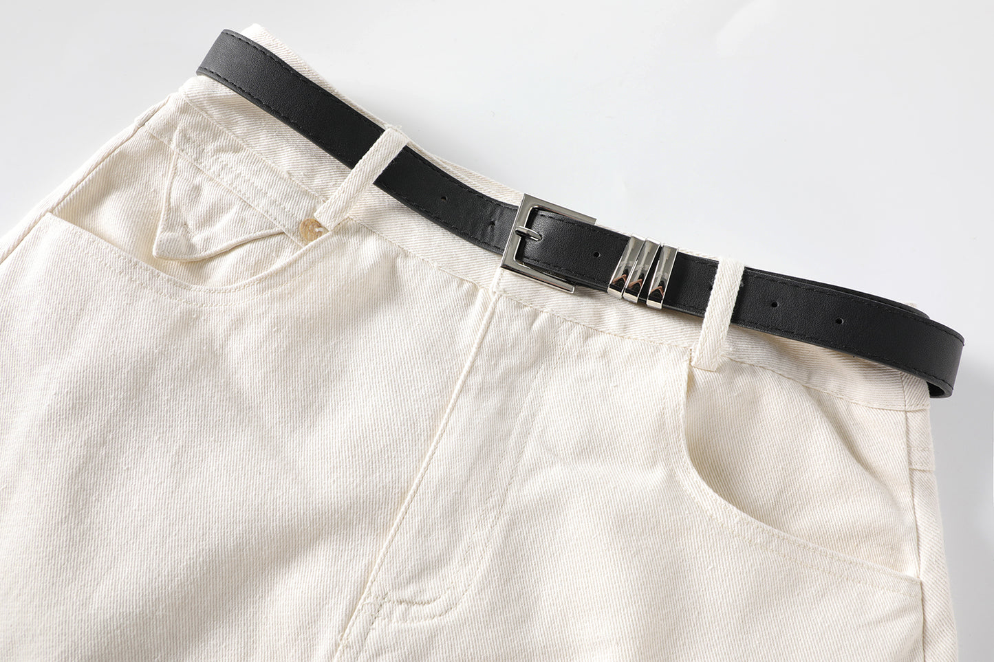 Vintage Denim A-line High Waisted Slim Skirt