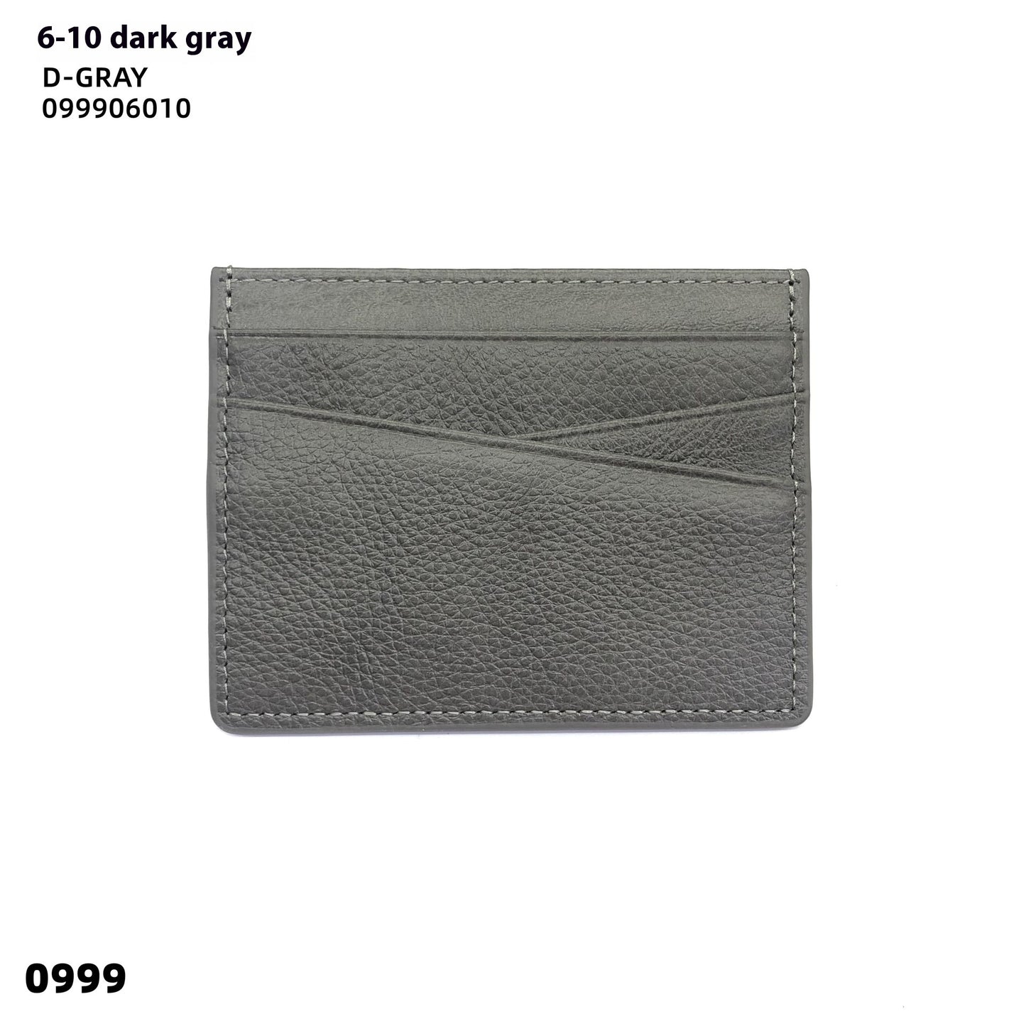 Leather Oil Edge Oblique Thin Bank Card Holder Soft Cowhide Document Package