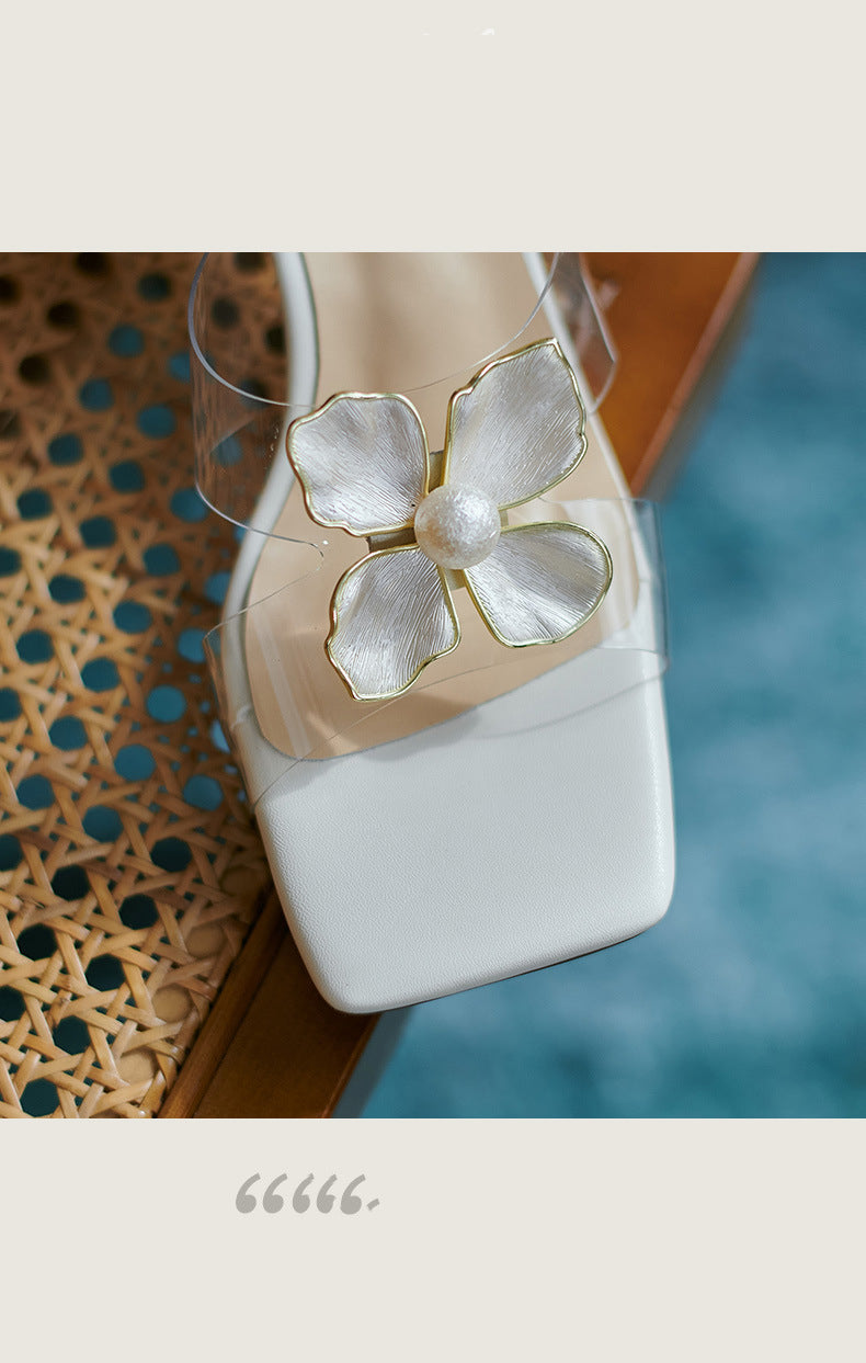 Thick And Versatile Fashion Sandals With The Word In Word